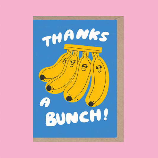 Thanks A Bunch - Thank You Card