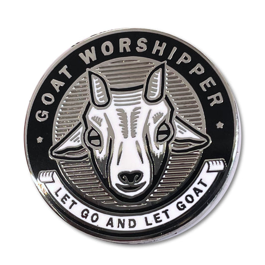 Goat Worshipper Enamel Pin