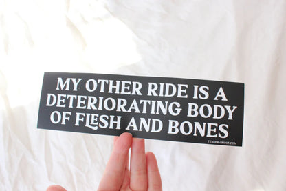 My Other Ride Bumper Sticker