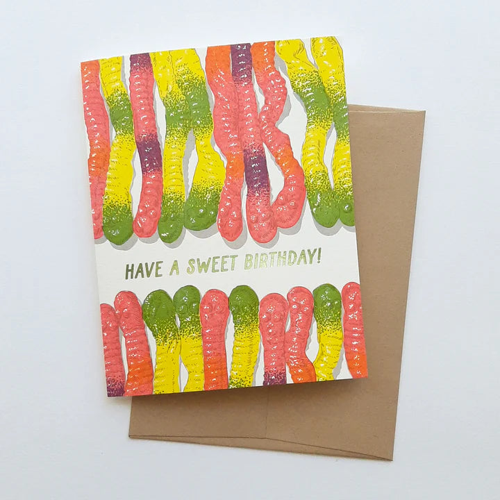 Gummy Sweet Birthday Greeting Card