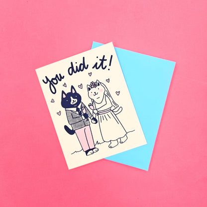 You Did It! Greeting Card