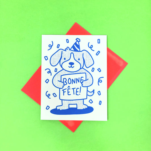 Bonne Fête Greeting Card