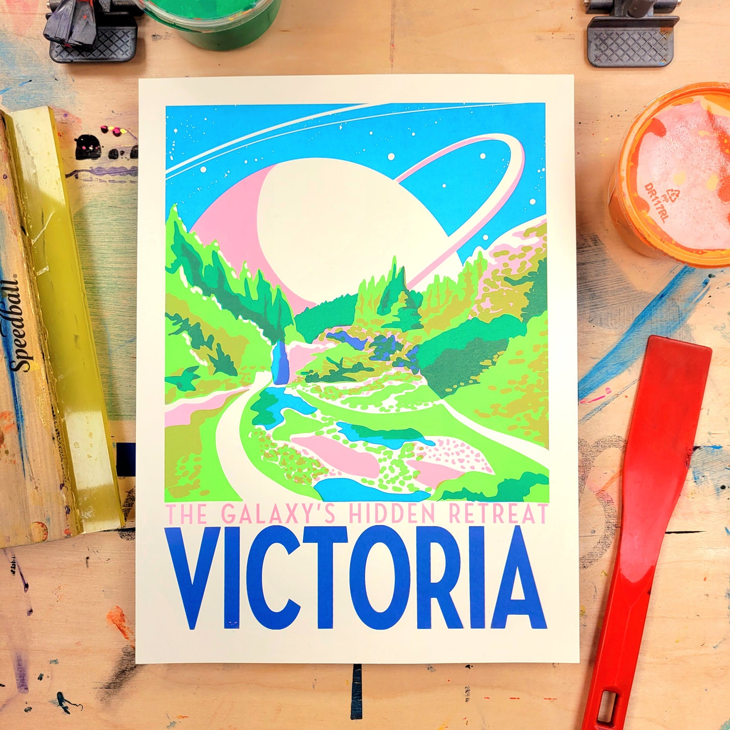 Victoria Screen Print