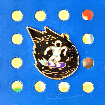 Skater Astronaut Pin