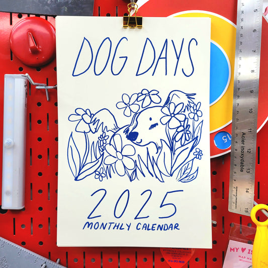 Dog Days 2025 Monthly Calendar