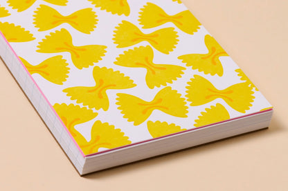 Farfalle Letterpress Spiral Pocket Size Notebook