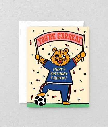 you're Grrreat - Kids Greetings Card