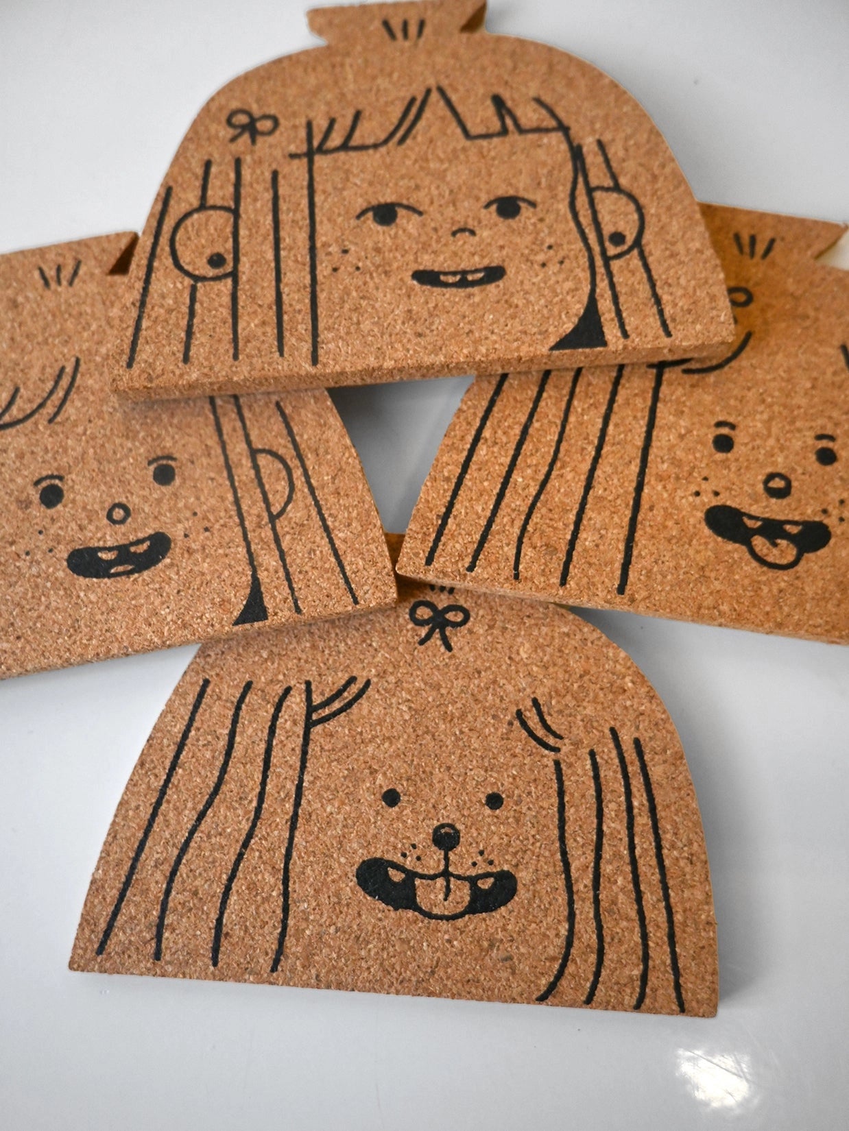 Dog Person Cork Coasters (Set of 4)