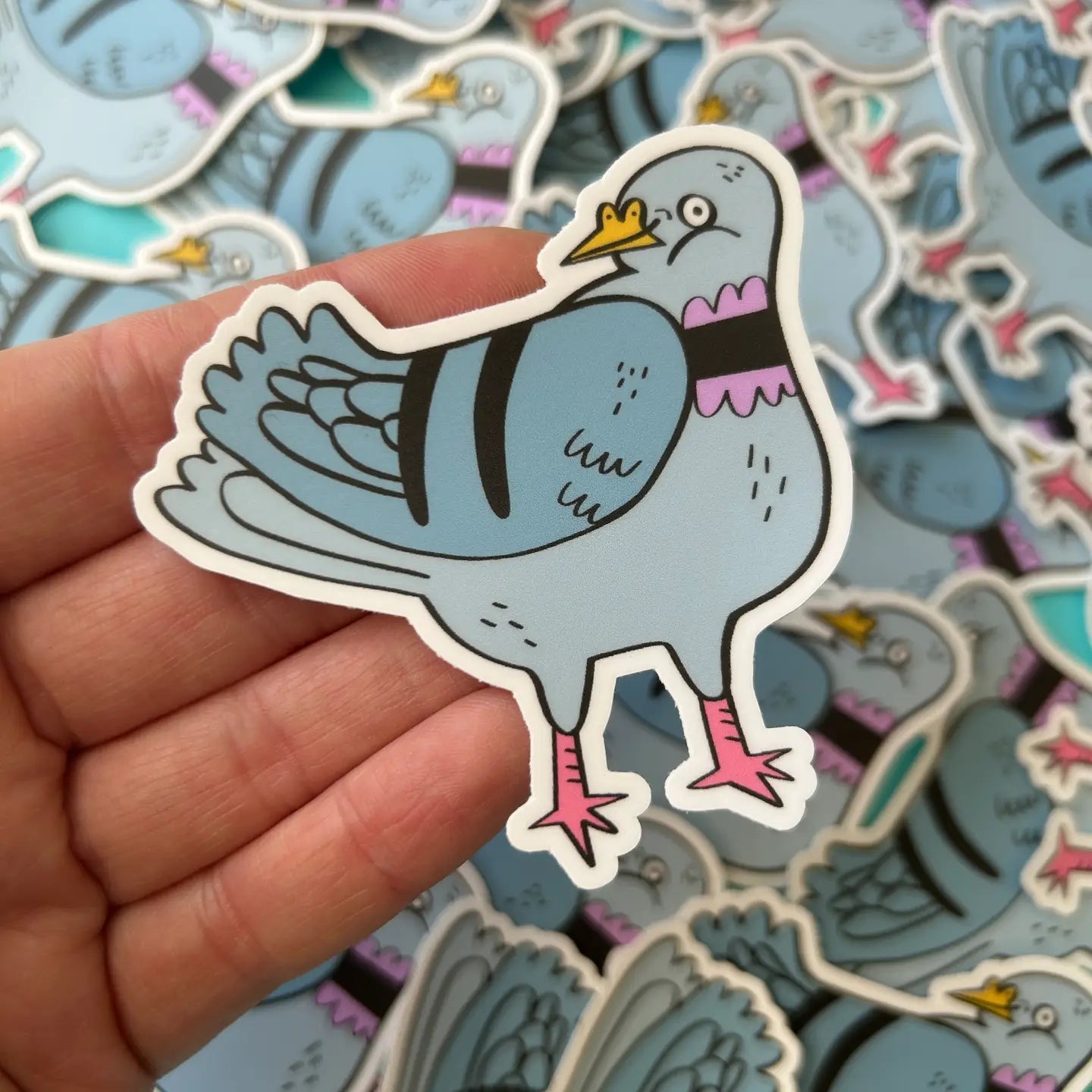 Pigeon Vinyl Sticker