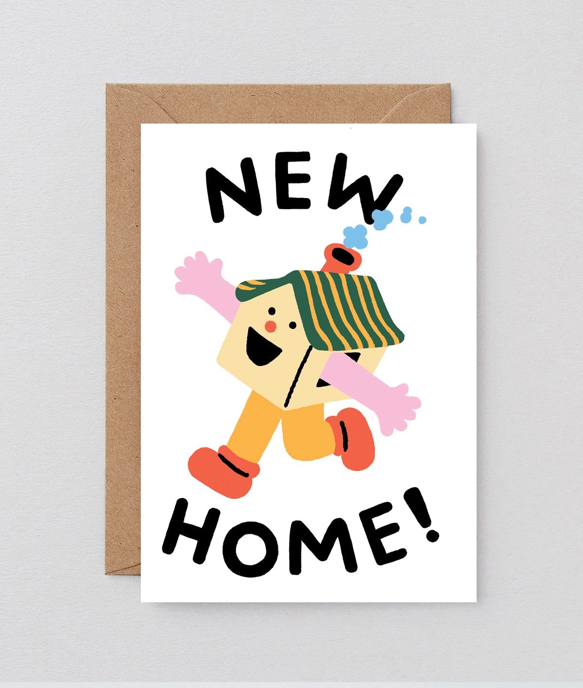 happy House - New Home Greetings Card