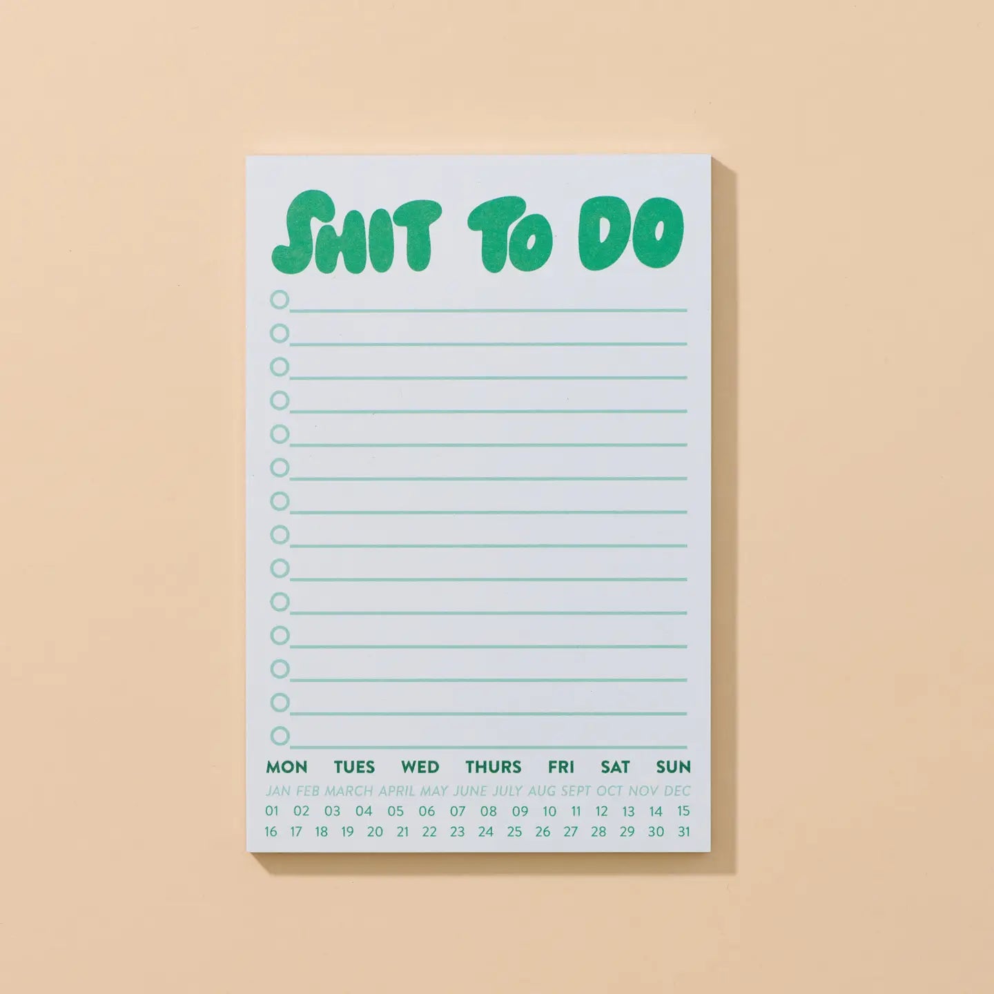 Shit To Do Notepad