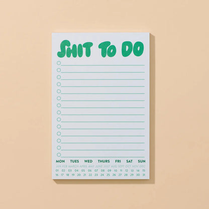 Shit To Do Notepad