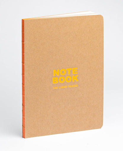 teNeues - A5 Notebook: Kraft and Neon Orange, Paperback