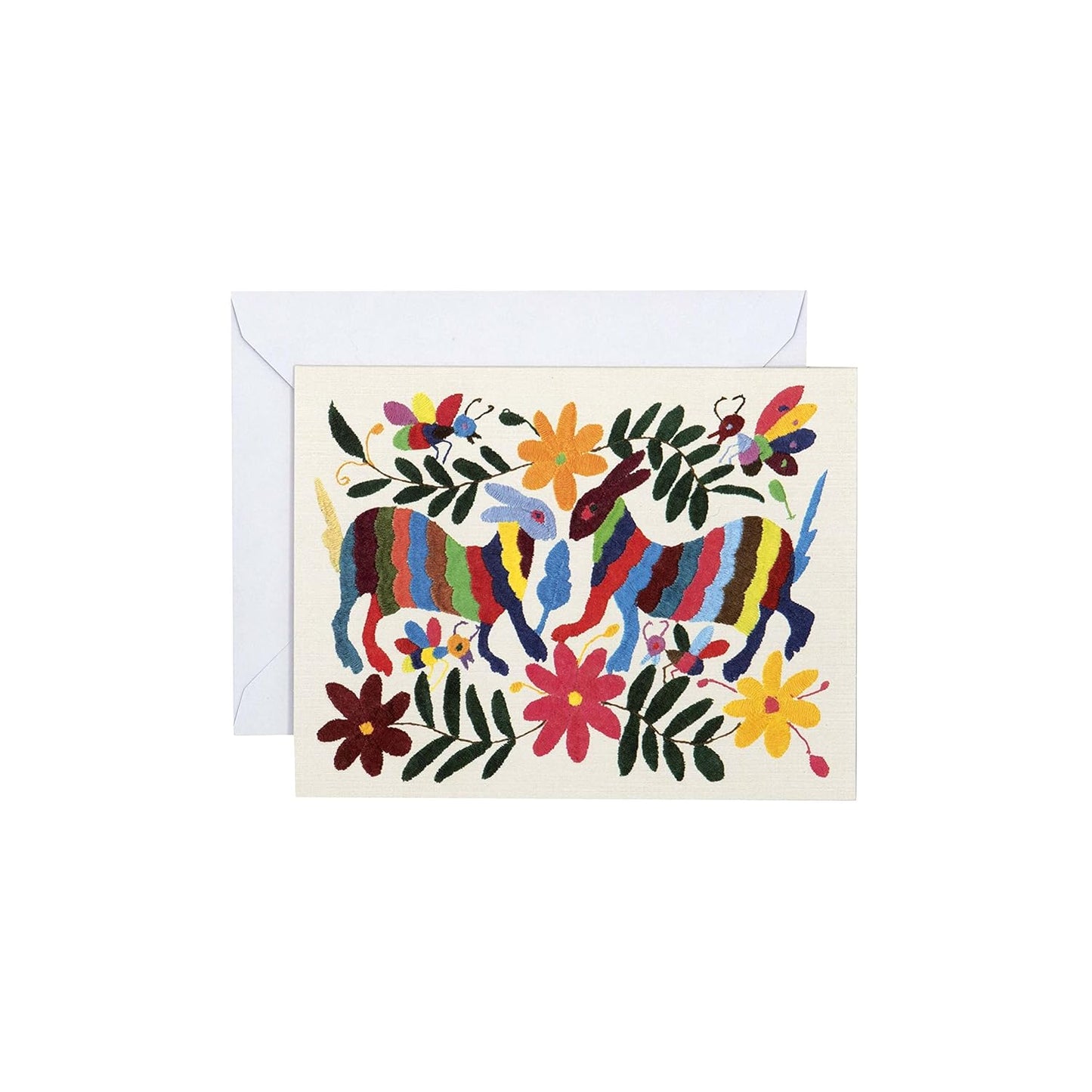 Otomi Notecards - Embroidered Textile Art from Mexico