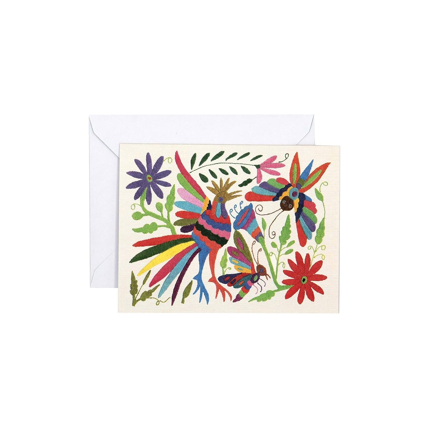 Otomi Notecards - Embroidered Textile Art from Mexico