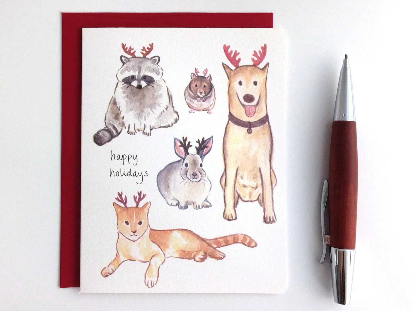 Holiday Antlers Card