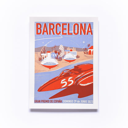 Barcelona Grand Prix Screen Print