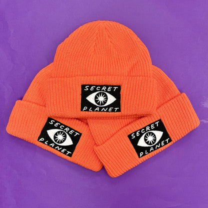 Orange Starry Eye Toque