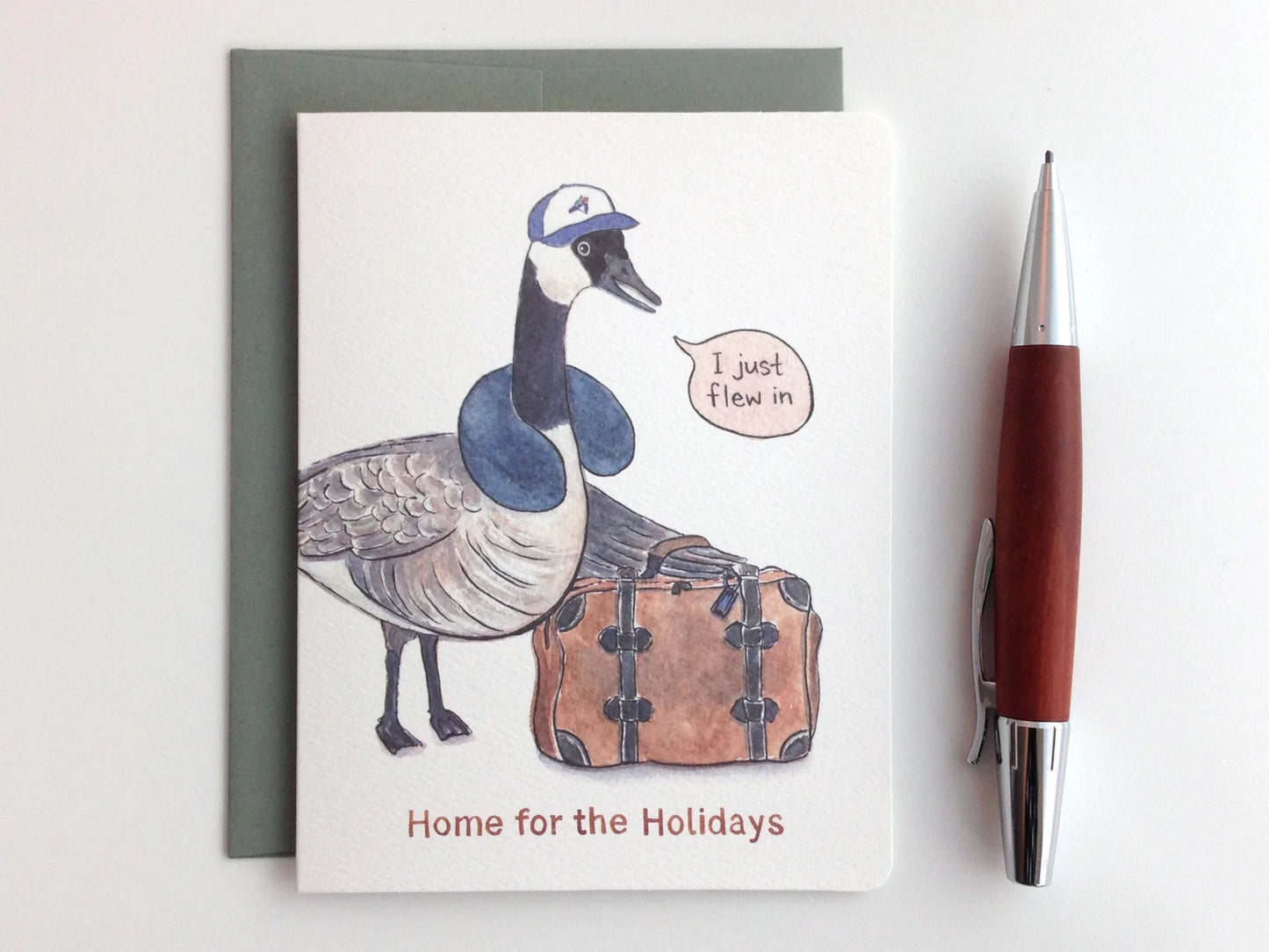 Home for the Holidays Goose Card