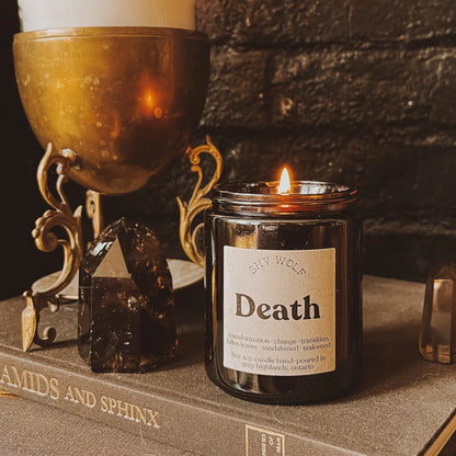 Death (Black Wax) Soy Candle