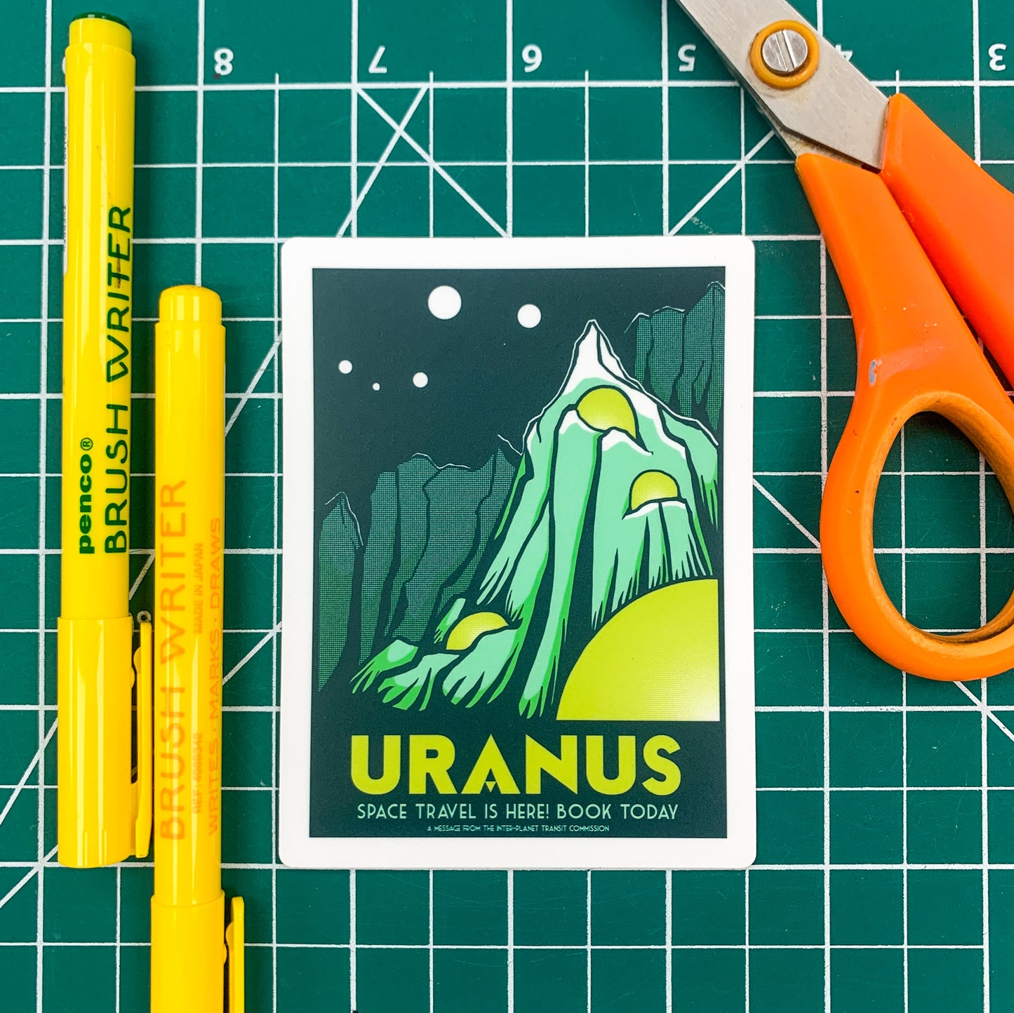 Uranus Sticker