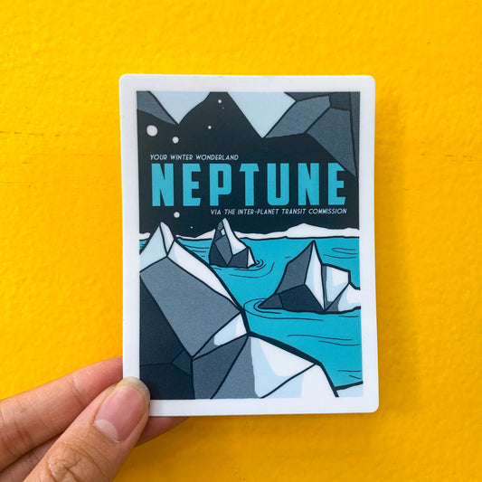 Neptune Poster Sticker