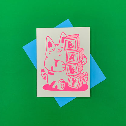 Baby Blocks Greeting Card