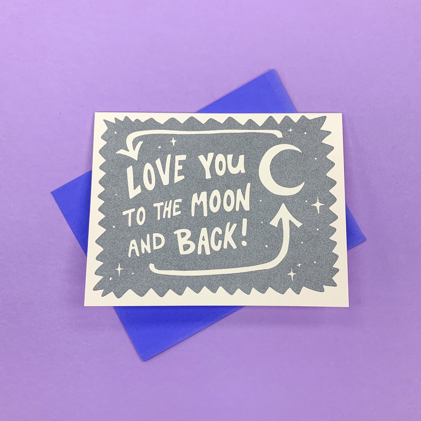 Love You To The Moon Greeting Card