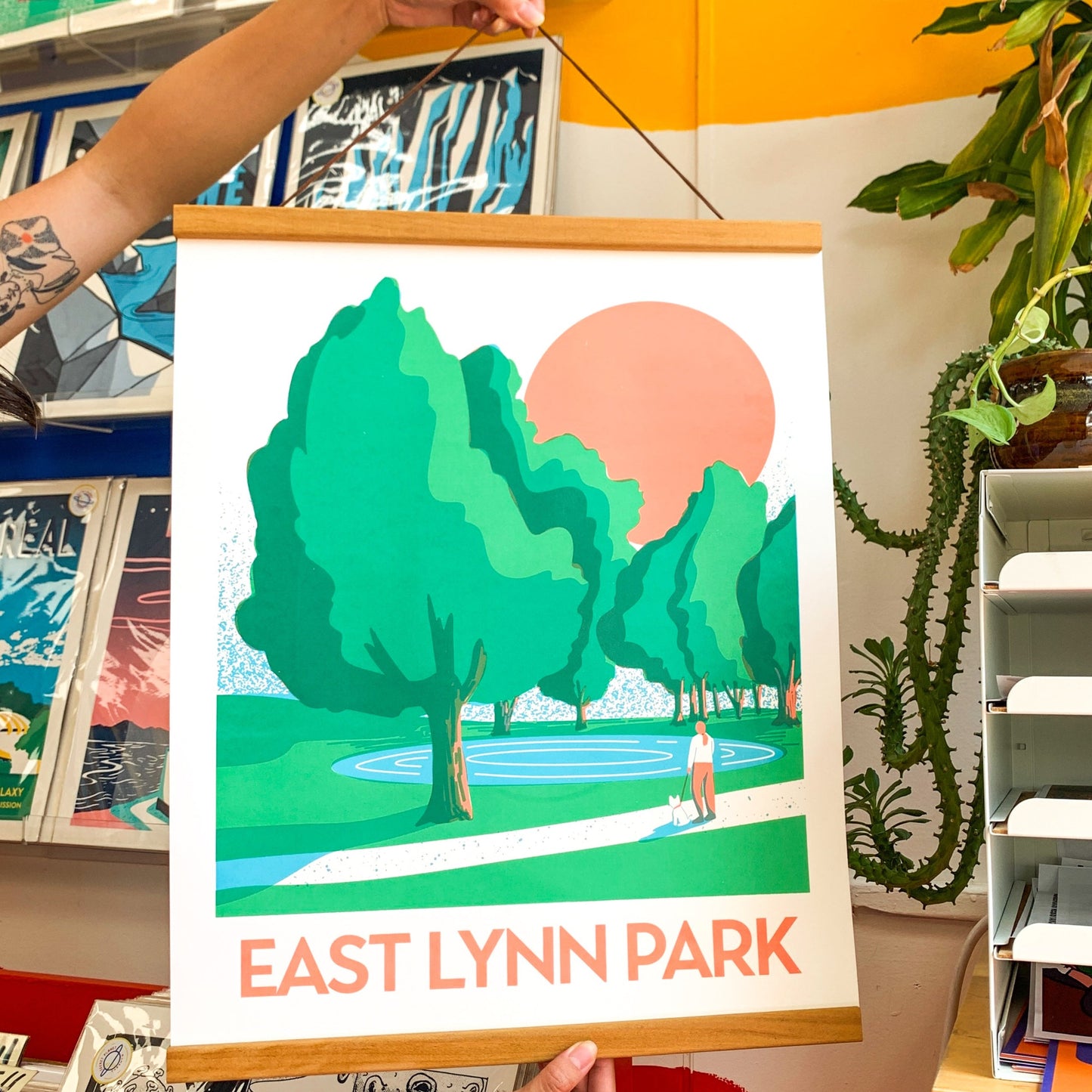 East Lynn Park Screen Printed Poster