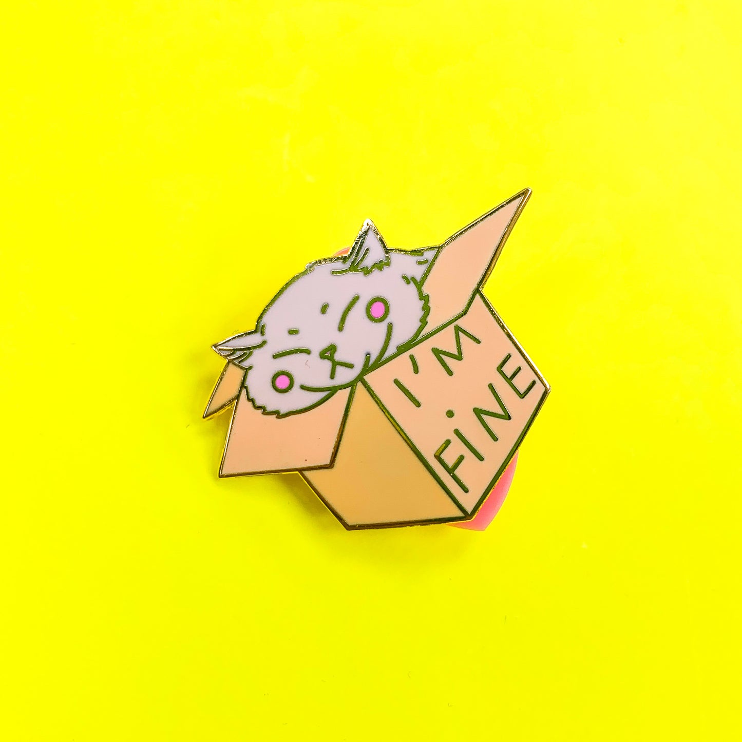 I'm Fine Enamel Pin