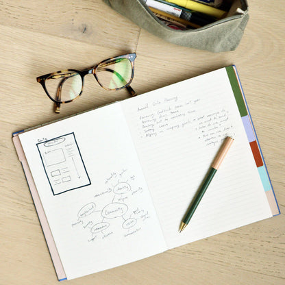 Divider Notebook with Ruler