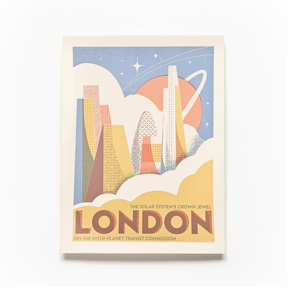 London England Screen Print