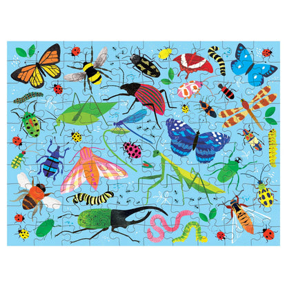 Bugs & Birds 100 Piece Double-Sided Puzzle