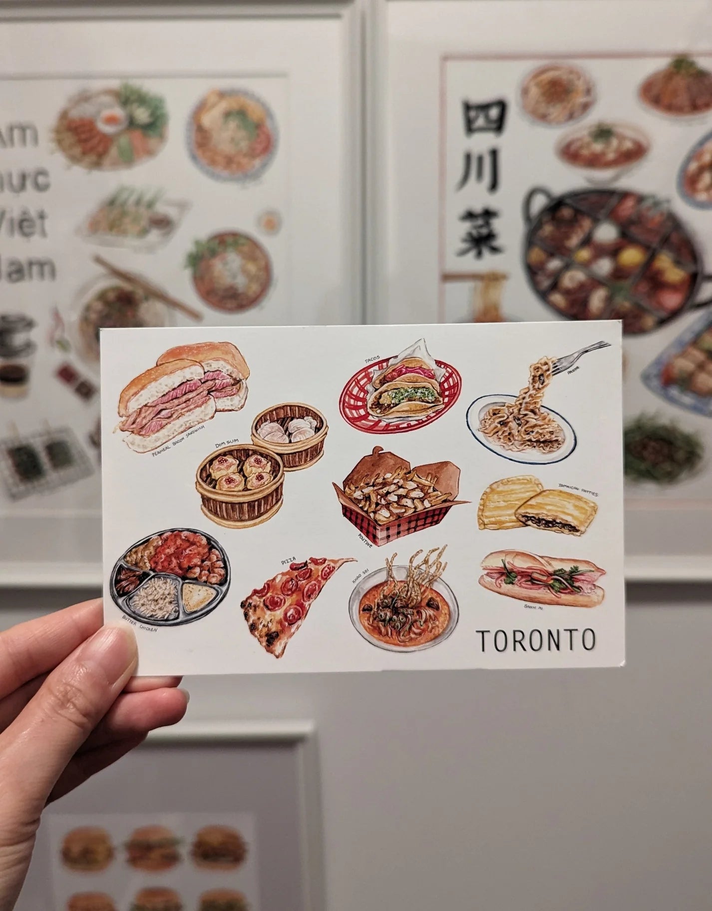 Toronto Food Postcard