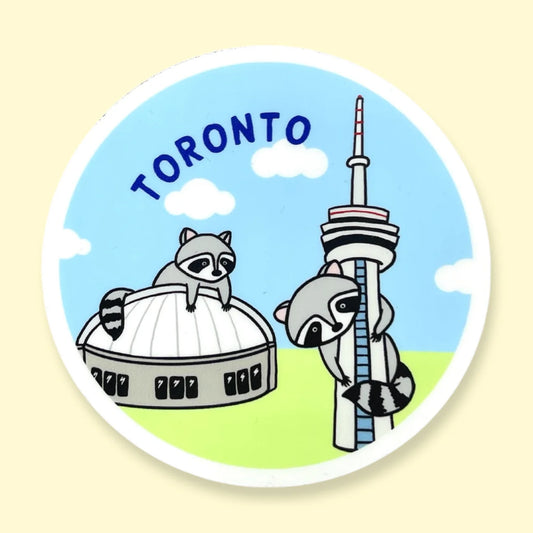 Toronto Racoon City Vinyl Sticker