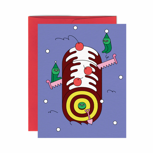 Bûche Holiday Greeting Card