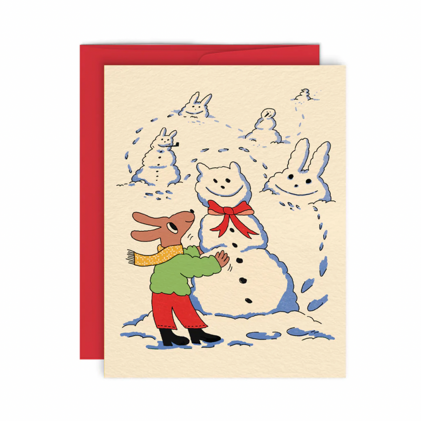 Joie d'hiver Holiday Greeting Card