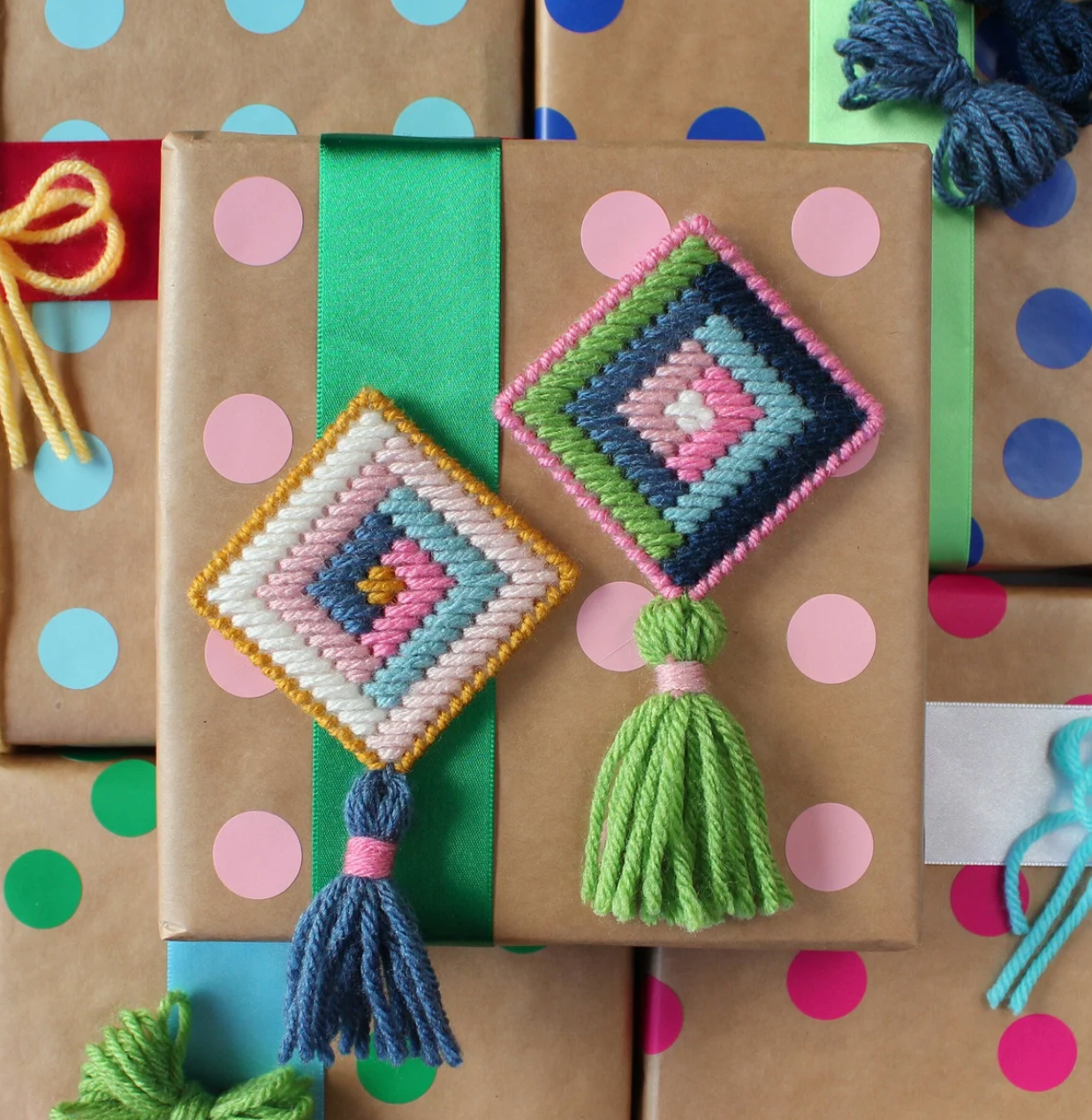 DIY Woven Ornament Set