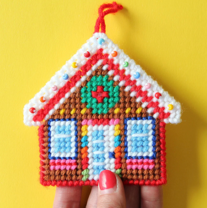 DIY Needlepoint Holiday Gift Card Holders