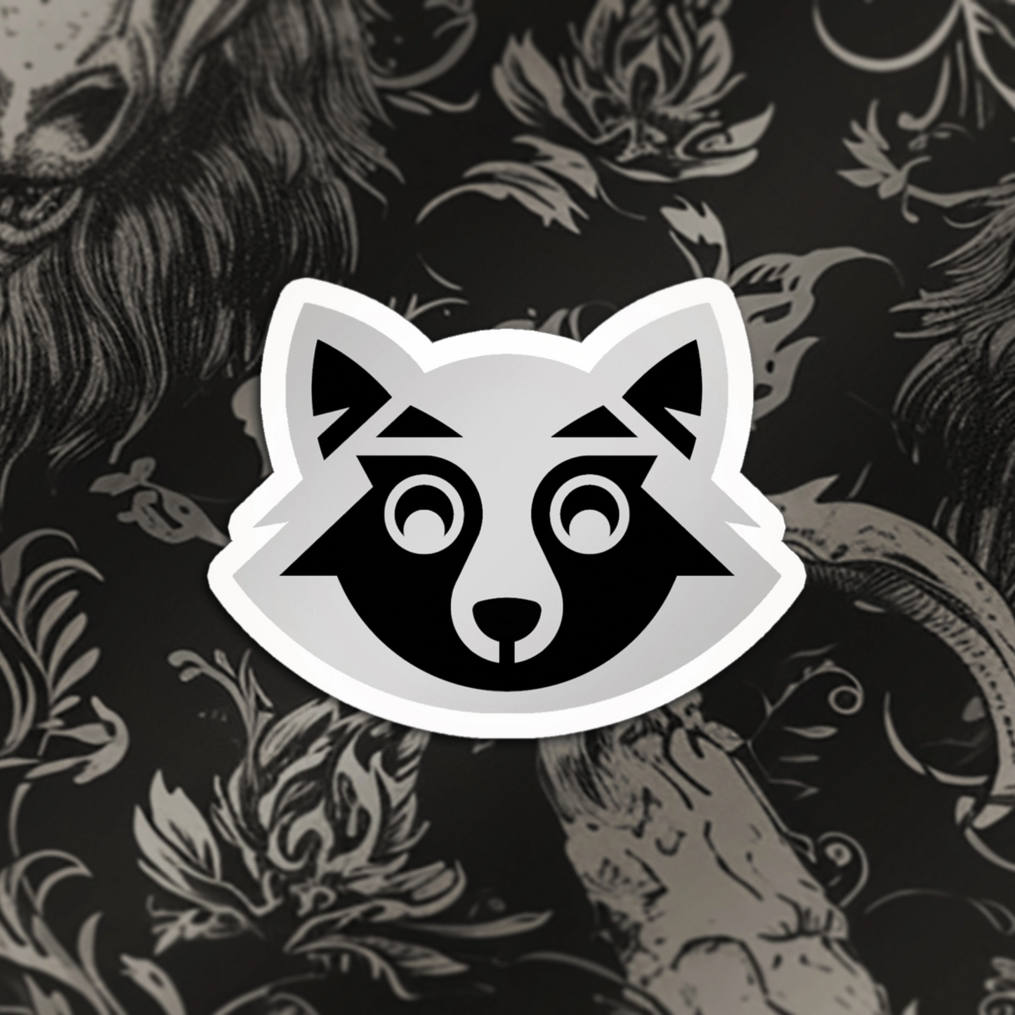 Trickster Racoon Sticker