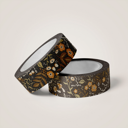 Wicked Wildflowers Amber Washi Tape