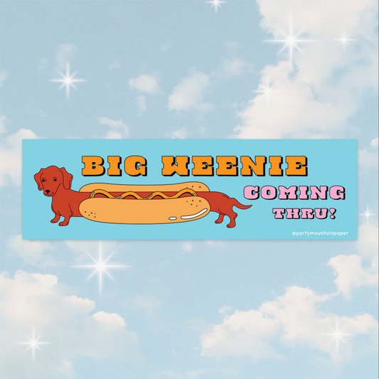 Big Weenie Bumper Sticker