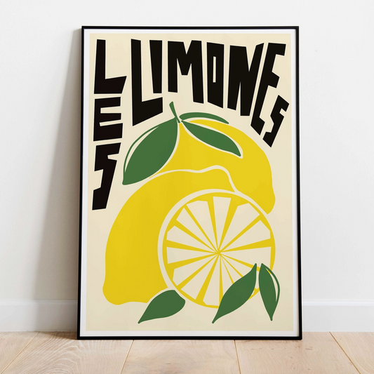 Lemon Art Print