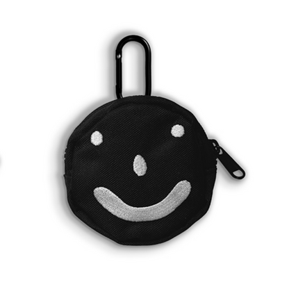 Smiley Face Pouch (Black)