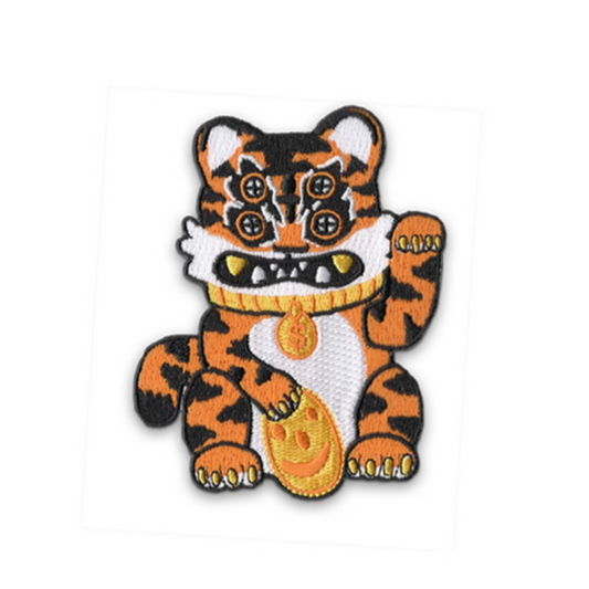 Lucky Tiger Iron-On Patch