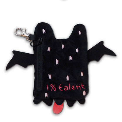 Soft Bat Plush Pouch