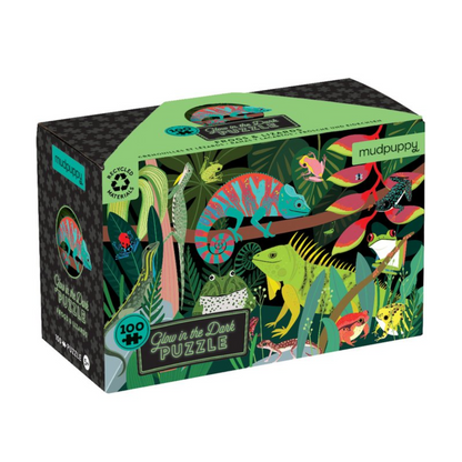 Frogs & Lizards Glow in the Dark Puzzle