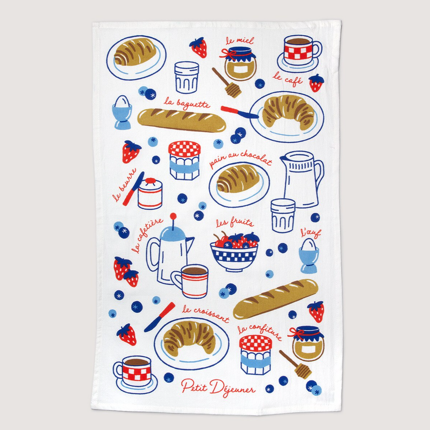 Petit Dejeuner Tea Towel