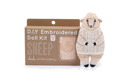 DIY Embroidered Animals Kit