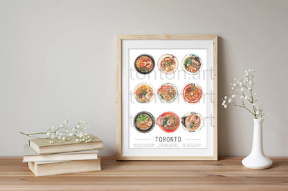 Toronto Ramen Art Print